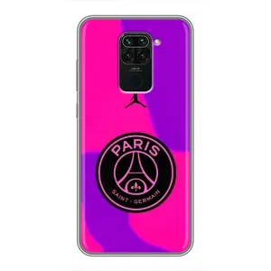 Чохли PSG для Xiaomi Redmi Note 9 (AlphaPrint) (яскравий ПСЖ)