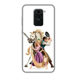 Чехол Рапунцель для Xiaomi Redmi Note 9 (Рапунцель и друзья)