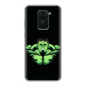 Чохли з героями Марвел Xiaomi Redmi Note 9 (VPrint) (Зелений Халк)