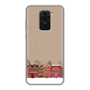 Новорічні, Святкові Чохли для Xiaomi Redmi Note 9 - 2024 год (Зимове місто)