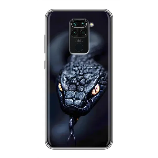 Чехол с принтом «Черная змея» для Xiaomi Redmi Note 9
