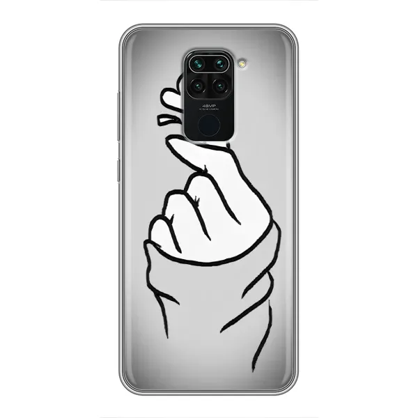 Чехол с принтом «Значок Love» для Xiaomi Redmi Note 9