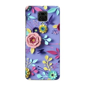 Чохли з квітами для Xiaomi Redmi Note 9S (VPrint) (Дизайн квітів)