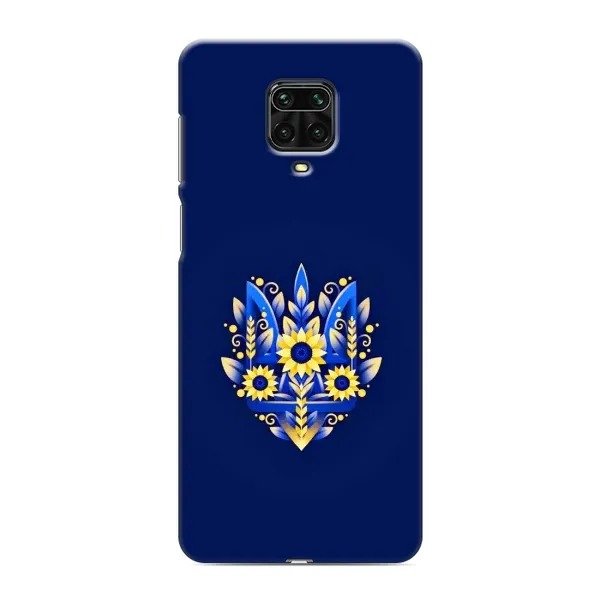 Чехол с принтом «Цветочный Герб» для Xiaomi Redmi Note 9S