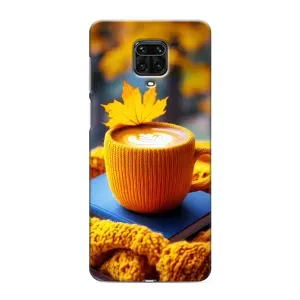 Чехол с принтом «Кофе на желтом пледе» для Xiaomi Redmi Note 9S