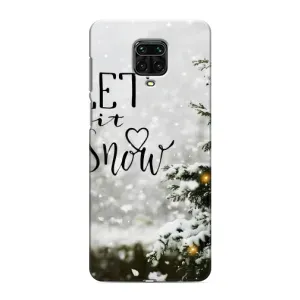 Новорічні, Святкові Чохли для Xiaomi Redmi Note 9S - 2024 год (Let it snow)