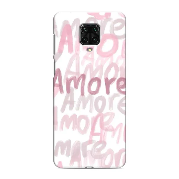 Чехол с принтом «Аморе любовь» для Xiaomi Redmi Note 9S Чехол с принтом «Аморе любовь» для Xiaomi Redmi Note 9S