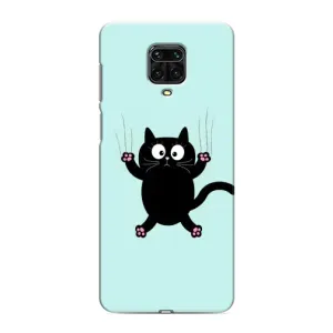 Чохол з принтом для Xiaomi Redmi Note 9S (AlphaPrint) Модні коти (Падаючий кіт)