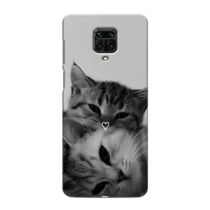 Чехол с рисунком кот на Xiaomi Redmi Note 9S (Пара котов)