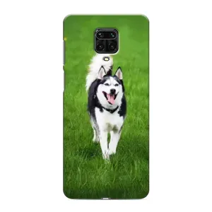 Чохол з Хаскі Xiaomi Redmi Note 9S - (AlphaPrint) (Радісний Хаскі)