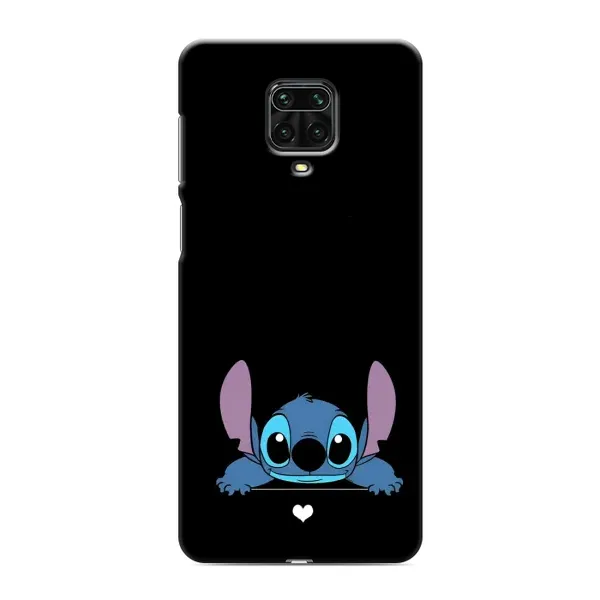 Чохол з принтом «Стіч на чорному» для Xiaomi Redmi Note 9S