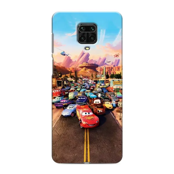 Чохол з принтом «Тачки на трасі» для Xiaomi Redmi Note 9S