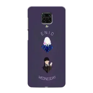 Чехлы Венсдей на Xiaomi Redmi Note 9S Уэнсдей (AlphaPrint) (Уэнздей и подруга)