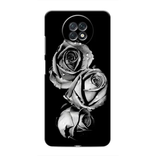 Чехол с принтом «Черная роза» для Xiaomi Redmi Note 9T