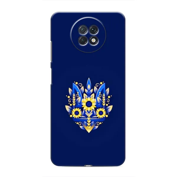 Чохол з принтом «Квітковий Герб» для Xiaomi Redmi Note 9T
