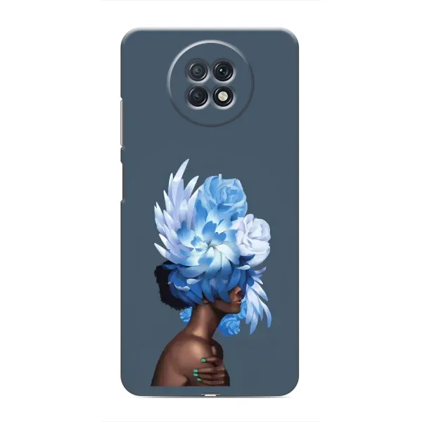 Чехол с принтом «Цветы на голове» для Xiaomi Redmi Note 9T