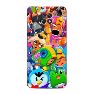 Чехлы Brawl Stars для Xiaomi Redmi Note 9T (AlphaPrint) (Герої Бравл Старс)