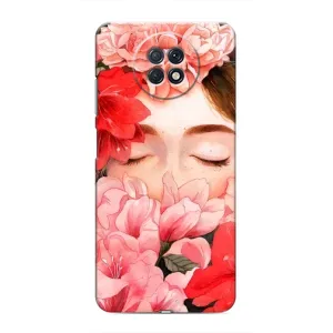 Чехлы (ART) Цветы на Xiaomi Redmi Note 9T (VPrint) (Очі в квітах)
