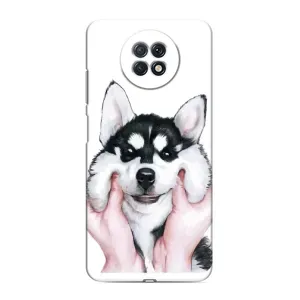 Чохол з Хаскі Xiaomi Redmi Note 9T - (AlphaPrint) (Хаскі улибака)