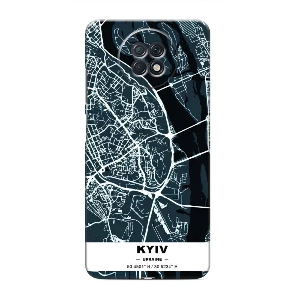 Чохол з принтом «Київ» для Xiaomi Redmi Note 9T