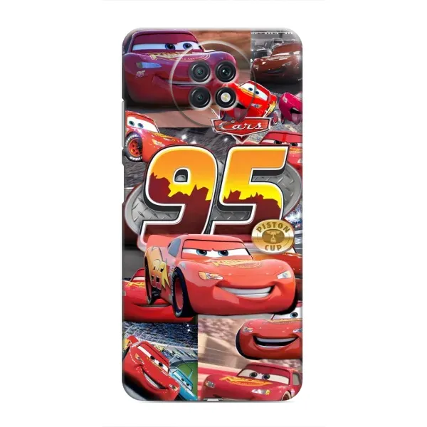 Чохол з принтом «Колаж Блискавка Маквін» для Xiaomi Redmi Note 9T