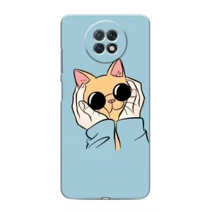 Чохол на Сяомі Редмі Нот 9Т з Котиками (VPrint) (Котик в окулярах)