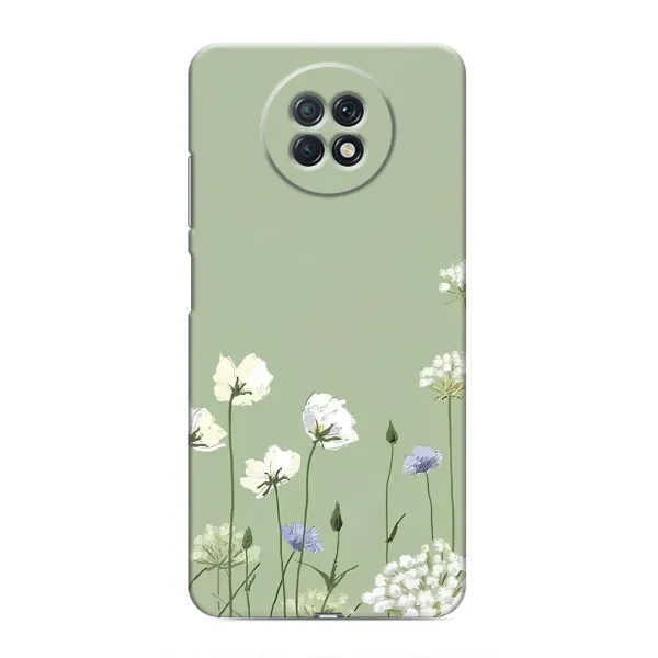 Чехол с принтом «Цветы на зеленом» для Xiaomi Redmi Note 9T