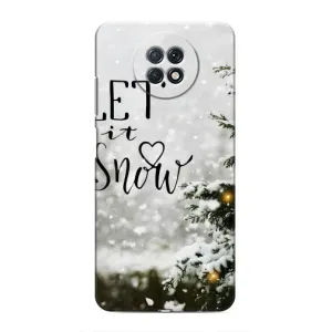 Новорічні, Святкові Чохли для Xiaomi Redmi Note 9T - 2024 год (Let it snow)