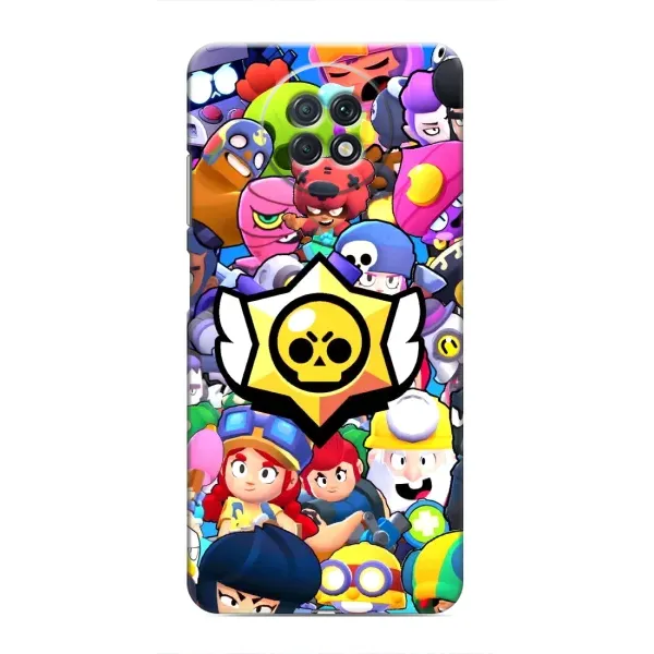 Чехол с принтом «Лого Brawl Stars» для Xiaomi Redmi Note 9T
