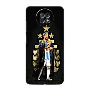 Чехлы для Xiaomi Redmi Note 9T (Leo чемпион) (AlphaPrint) (Месси Король)