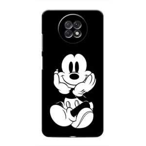 Міккі Маус чохол для Xiaomi Redmi Note 9T (AlphaPrint - Мультяшні) (Маус на чорному)