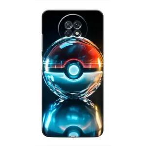 Чехол с Пикачу на Xiaomi Redmi Note 9T (Мяч Пикачу)