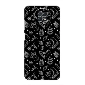Новорічні, Святкові Чохли для Xiaomi Redmi Note 9T - 2024 год (Новорічний фон)