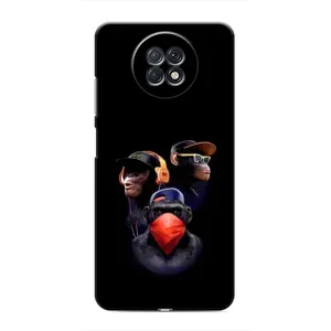 Чохол з Мавпами Xiaomi Redmi Note 9T - (AlphaPrint) (Три мавпи)