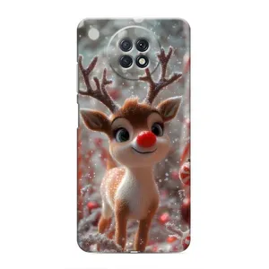Яскравий чохол для Xiaomi Redmi Note 9T з Зимові Оленята