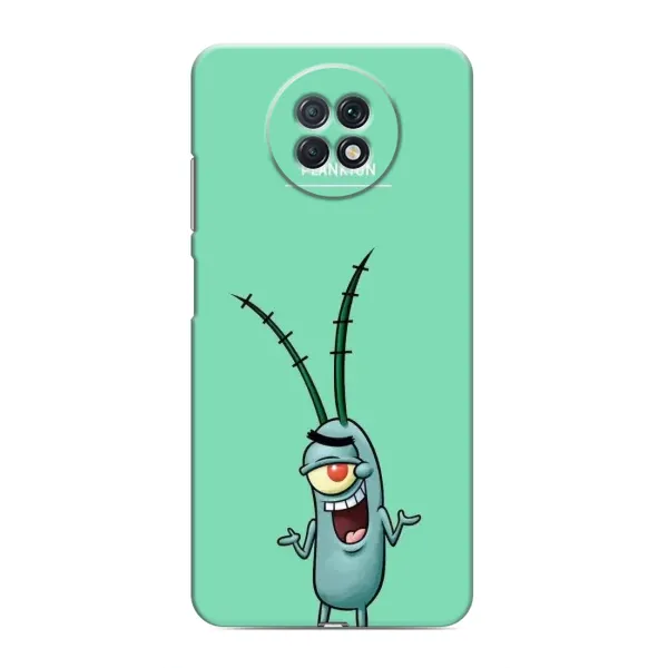 Чохол з принтом «Персонаж Планктон» для Xiaomi Redmi Note 9T