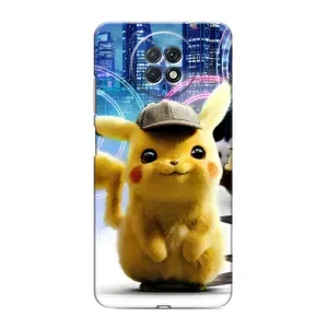 Чехол с Пикачу на Xiaomi Redmi Note 9T (Пикачу в городе)