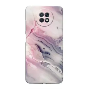 Мраморний чехол на Xiaomi Redmi Note 9T (VPrint) (Пурпурний Мрамор)
