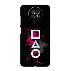 Чохол Гра в кальмара для Xiaomi Redmi Note 9T (Символи Гра кальмара)