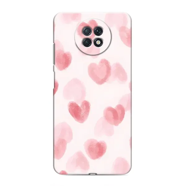 Чехол с принтом «Розовые сердечки» для Xiaomi Redmi Note 9T