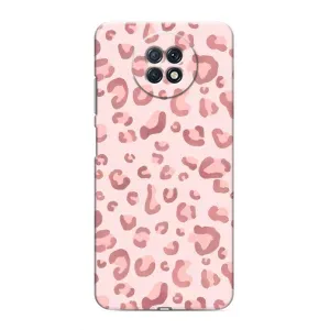 Чохол з розовим принтом для Xiaomi Redmi Note 9T (Рожевий леопард)