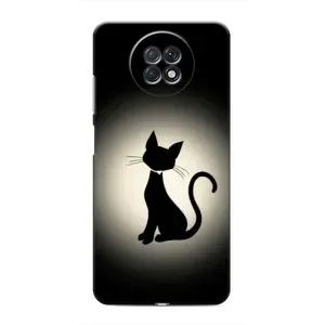 Чохол з принтом для Xiaomi Redmi Note 9T (AlphaPrint) Модні коти (Силует котика)
