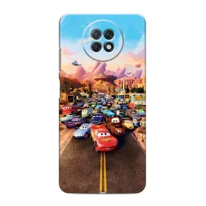 Силіконовий чохол Маквін для Xiaomi Redmi Note 9T (Тачки на трасі)