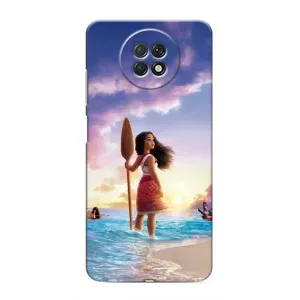 Чохол з мультфільмом Ваяна Xiaomi Redmi Note 9T (Моана з веслом)