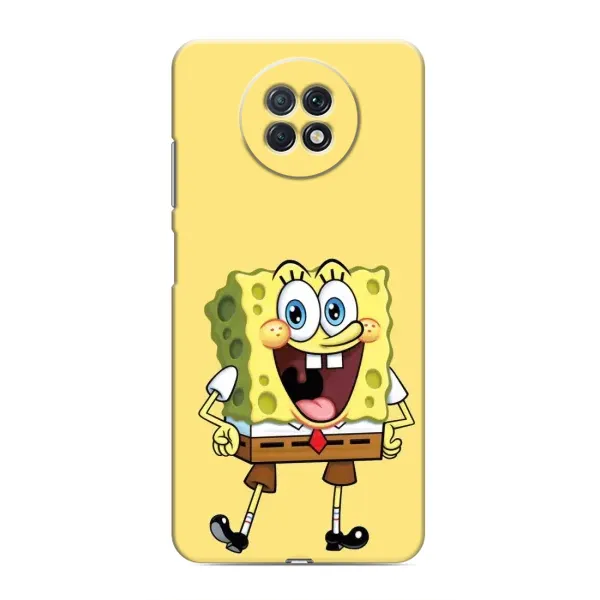 Чохол з принтом «Веселий Спанч Боб» для Xiaomi Redmi Note 9T