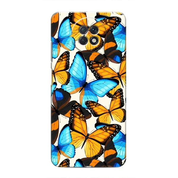 Чехол с принтом «Яркие бабочки» для Xiaomi Redmi Note 9T
