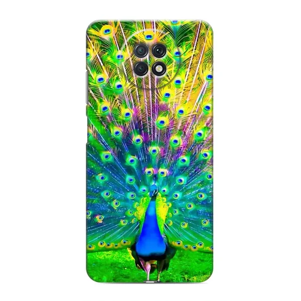 Чехол с принтом «Яркий Павлин» для Xiaomi Redmi Note 9T