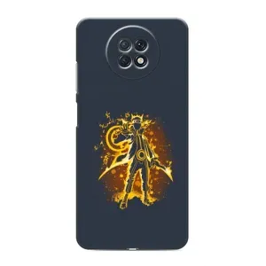Naruto Anime Чохли для Сяомі Редмі Нот 9Т (AlphaPrint) (золотий Наруто)