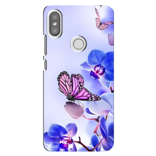Чехол с принтом «Бабочка на цветочке» для Xiaomi Redmi S2