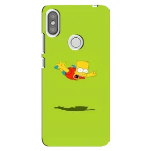 Чjхол з Сімпсонами для Xiaomi Redmi S2 (VPrint) (Барт Сімпсон)